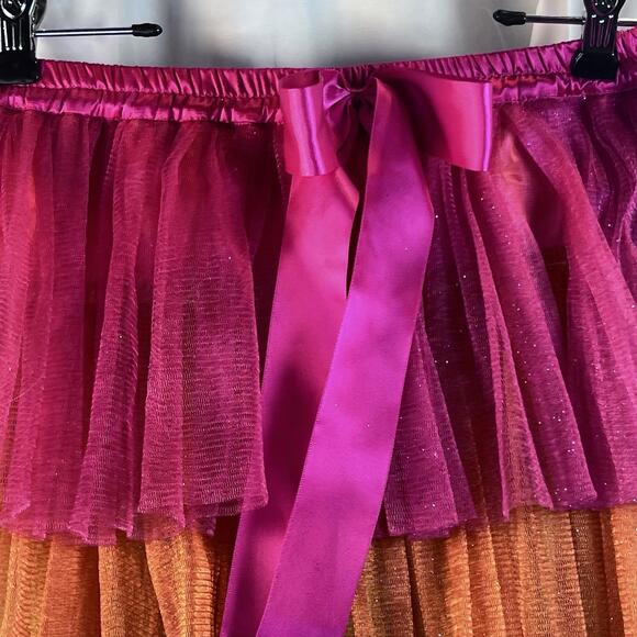 Just Pretend Layered Rainbow Tutu Skirt Ruffle Petticoat Kids One Size Fits Most - Picture 4 of 9